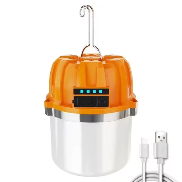 Lámpara De Camping LED Recargable Por USB Con Batería Integrada Luz Portátil Para Exterior BBQ Tiendas Emergencia Caja De Almacenamiento - 1