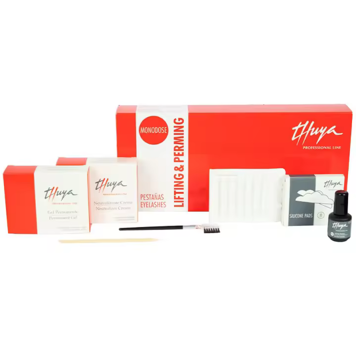 Thuya Kit Lifting & Perming - Lifting y Permanente de Pestañas Monodosis - Elevación y Curvatura Duradera para Pestañas - 1