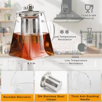 Tetera de cristal de 550 ml Tetera pequeña con infusión, Tetera con infusor, Tetera con infusor, Tetera con Infusor de arce inoxydable - details 3