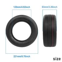 Neumático Lateral De 80/60-5 Para Ninebot Gokart pro Kit De Ruedas De Carraca Neumático Tubless Suave Para Rueda Frontal Piezas De Repuesto - details 15
