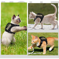 Chaleco Táctico Para Gatos 600D Con Correa Pequeños Perros Vestimenta De Entrenamiento Para Mascotas Tipo Chaleco - details 3