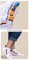 5 Pares De Calcetines De Verano Para Hombre Cómodos Y Transpirables Calcetines Casuales De Tobillo Ligeros Y Versátiles - details 3