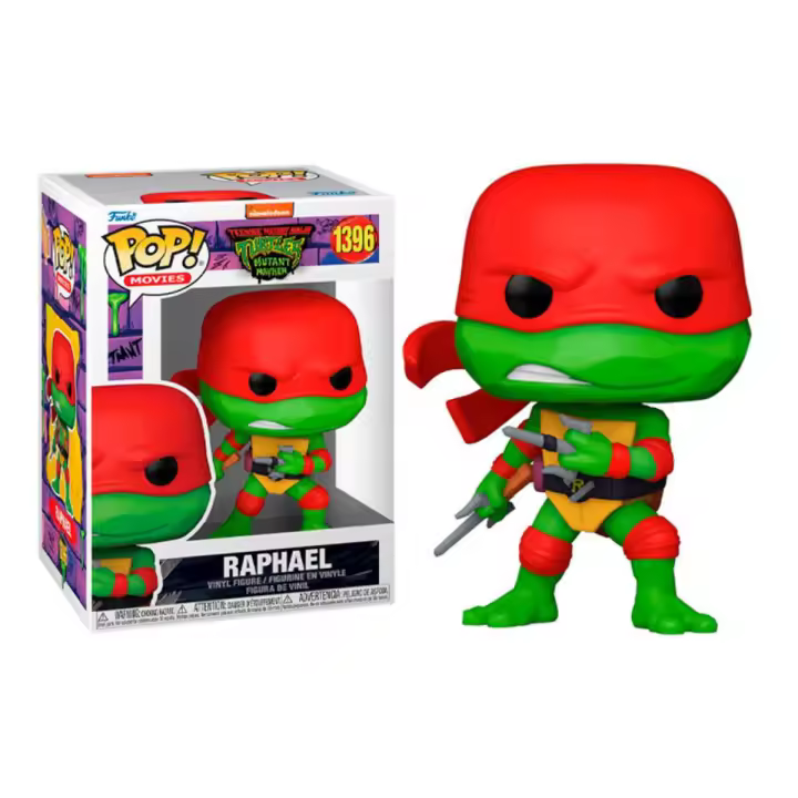 FUNKO POP! LAS TORTUGAS NINJA MUTANTES ADOLESCENTES: CAOS MUTANTE - RAPHAEL, 72337, Nº1396, TIENDA CON LICENCIA OFICIAL - 1