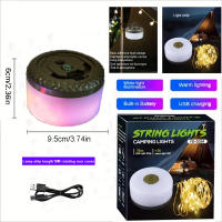 Cadena De Luz Portátil Y Escalable Para Camping Al Aire Libre Recargable Por USB Impermeable Cadena De Luz Colgante Para Suelo De Tenda Atmosfera - details 7