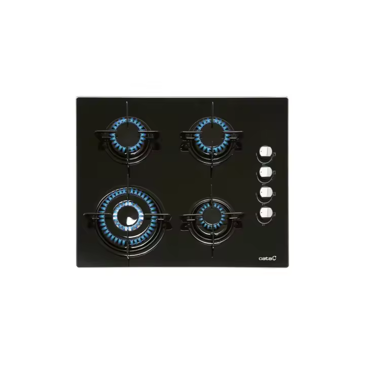 Placa de gas CATA CI 631 BK Negro Integrado 60 cm Encimera 4 zona(s) - 1