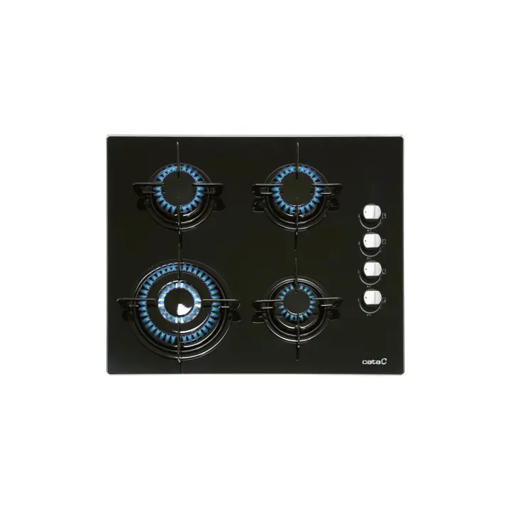 Placa de gas CATA CI 631 BK Negro Integrado 60 cm Encimera 4 zona(s) - 1