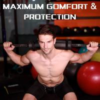 Almohadillas De Hombro Para Mancuerna De Pesas Antideslizantes Espesor Aumentado Soporte De Cuello Protección Para Ejercicios De Gimnasio Y Fitness - details 4