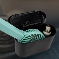 Caja De Almacenamiento Para Interior De Coche 1L Estuche De Basura Portátil Con Soporte De Clip Para Asiento Puerta Accesorios Automotrices ABS Cuadrado - details 9