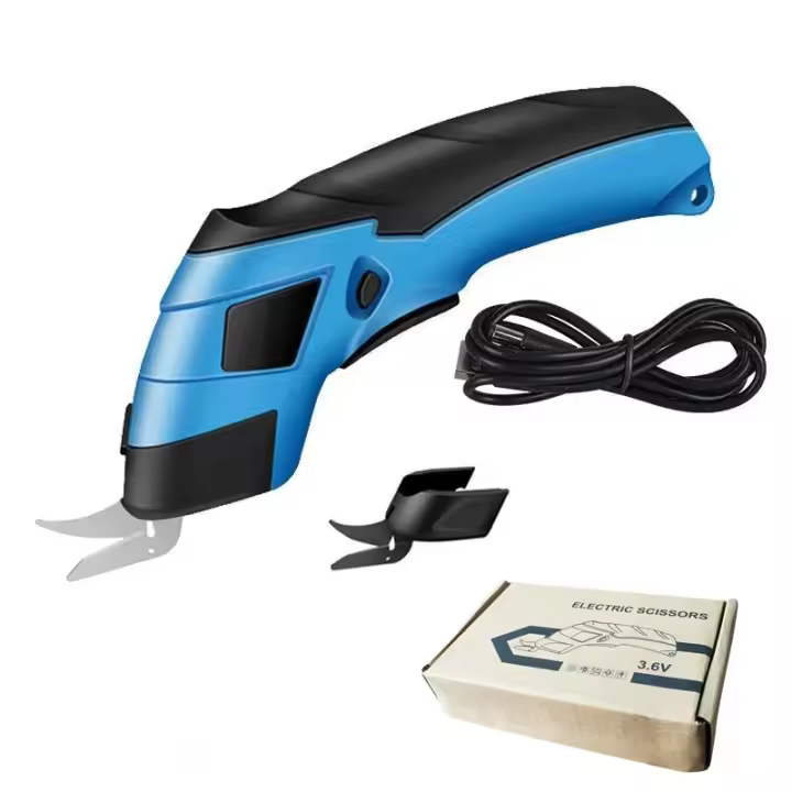 Tijeras Eléctricas JANGKLIFE DIY Para Corte De Telas Y Cuero Con Hojas De Carburo De Tungsteno Herramientas Portátiles Con Baterías De Litio - 1
