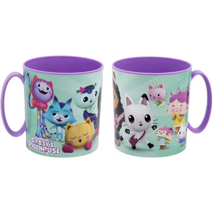 Stor - Gabby's Dollhouse Taza de Plástico apto para Micro 350ml 1PC - 1