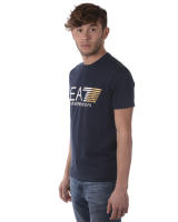Emporio Armani EA7 Camiseta Algodón Hombre Azul Oscuro 3 ZPT81PJ02Z 1554 - details 3
