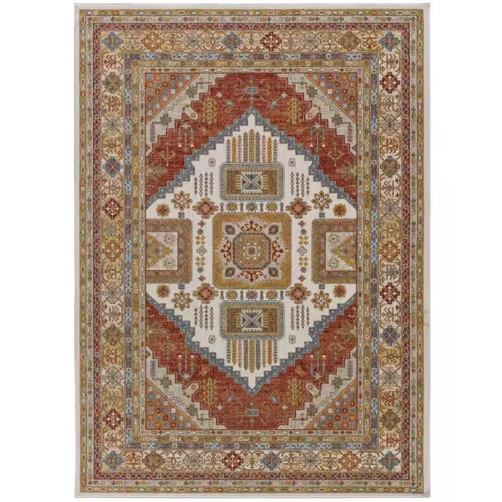 ATTICGO Alfombra de Interior Estilo Mosaico en Caldera - ANTHEA 14 | 140x200, 160X230, 200X290 cm - 1