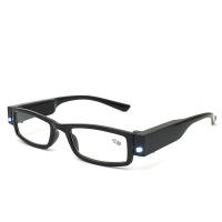 Gafas De Lectura LED Con Luz Para Hombres Y Mujeres Gafas De Moda Con Marco Completo +1.0 +1.5 +2.0 Hasta +4.0 Anti-reflejo Polícartón Unisex - details 7