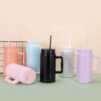 Termo De Acero Inoxidable De 50oz Con Tapa De Agua Y Mangue De Viaje Aislado Al Vacío Para Coche Termo Botella Ecológica Con Estilo Masculino - details 10