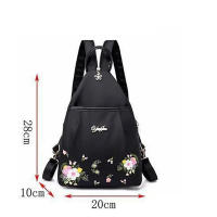 Mochila Pequeña De Encaje Estilo Sencillo Para Mujer Bolsa De Hombro Casual Mochila De Viaje Oxford Bolsa De Pecho - details 17