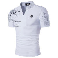 Camiseta De Verano Para Hombre 100% Poliéster Con Estampado 3D Digital Cuello Erguido Estilo Casual Manga Corta Ajustada - details 4