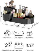 Organizador de maquillaje, Caja de almacenamiento de cosméticos, Organizador de cosméticos giratorio de 360 °, Organizador de maquillaje para brocha de ojos, Caja organizadora de almacenamiento de maquillaje - details 3