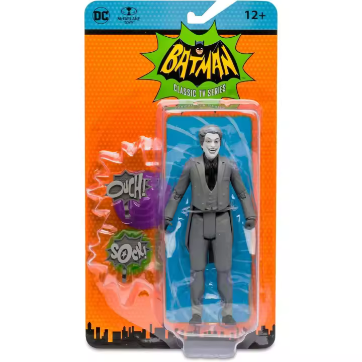 Figura THE JOKER - Figura de colección - BATMAN - Classic TV Series - Mayores de 12 años - Coleccionable - 15 cm - FIGURA DE ACCIÓN RETRO - McFarlane Toys - 1