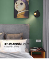 Lámpara De Pared LED De Interior Con Interruptor En Latón Decorativa Para Dormitorio Y Habitación De Hotel Iluminación Para Lectura Nocturna - details 0