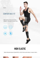 AOLIKES 1PCS Medias De Compresión Para Pies Y Piernas Elasticidad Alta Para Baloncesto Voleibol Ciclismo Fútbol Deporte Leggings - details 1