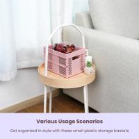 Cesta De Almacenamiento De Estilo Japonés Plegable Y Stackable Para Picnic Al Aire Libre Cesta De Mano Ecológica Para Primavera - details 4
