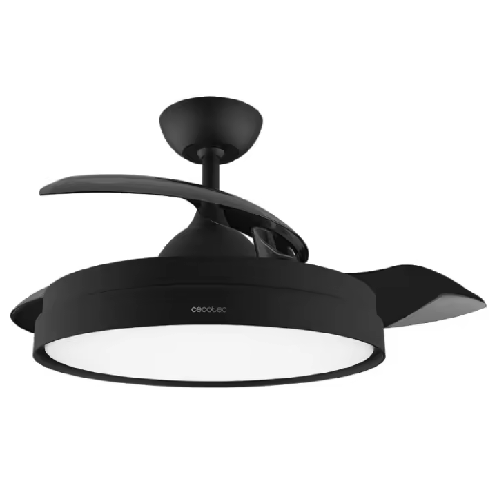 Cecotec Ventilador de techo con luz Ventilador de techo EnergySilence Aero 4280 Invisible Black - 1
