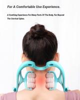 Masajeador Manual De Cervical Vertebra Espalda Y Cuello Para Relajación Muscular Dispositivo De Aplicación Doméstica Unisex - details 4