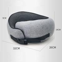 Almohada De Memoria Para El Cuello U Tipo Viaje Portátil Descanso Del Mediodía Aéreo Bolsa De Transporte Soporte Cervical Para Dormir Y Camping - details 2