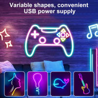 Luces De Neón RGB 5V Tira Flexible Impermeable De 1M 2M 3M 5M Con Control Remoto Bluetooth Para Decoración De Hogar - details 4