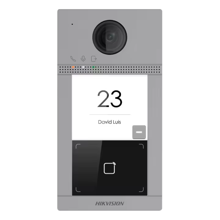 Videoportero IP WiFi - Cámara 2 Mpx | Audio bidireccional - Apertura con tarjeta MF | 2 relés - App móvil con o sin monitor - Apto para exterior IP65 | IK08 - Montaje encastrado | PoE - 1
