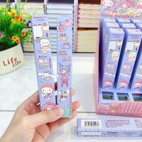 Sanrio Hello Kitty Y Kuromi Lápices De Gel 12pcs Suministros Escolares Para Estudiantes Punta 0.5 Negro Bolígrafo Precioso Para Niños Regalo Kawaii - details 3