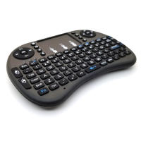Teclado Inalámbrico Mini I8 2.4G Handheld Touch Clásico Negro Para Android TV Box PC Ratón Aire Juego Teclado Multifuncional Ruso Francés Español - details 3