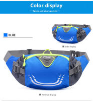 Bolsa De Cintura Para Ciclismo Running Pesca Senderismo Deporte Fitness Con Bolsillo Para Botella De Agua PU Unisex - details 9