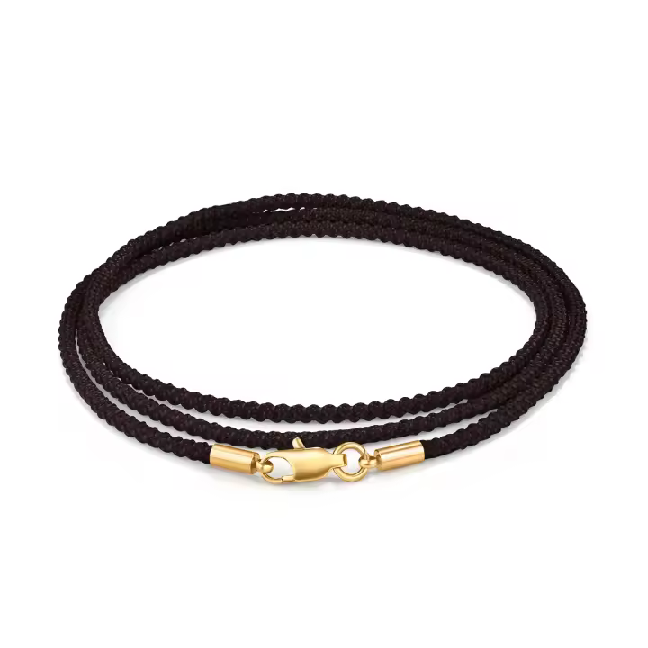Cordón De Hilo Tejido a Mano En Forma De Piña De 60cm Con Hebilla De Acero Inoxidable Para Accesorios De Joyería DIY - 1