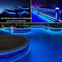 Guirnalda De Luces Solares Impermeables LED Para Jardín Exterior Cadena De Luces De Hierro Cuádruple Para Decoración De Navidad Boda Fiesta - details 8