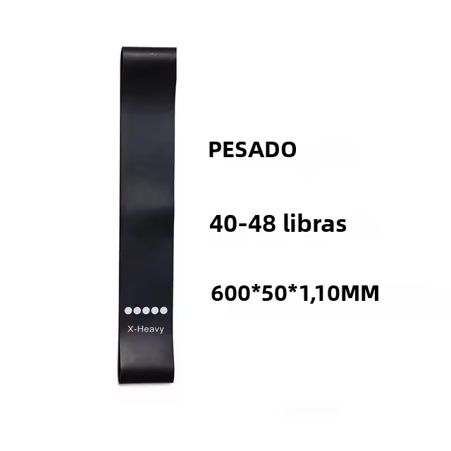 Banda De Resistencia De Fitness Portátil Para Yoga Y Gimnasio Elasticidad Alta Para Pilates Crossfit Deporte De Peso Unisex - 1