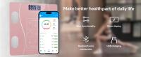 Báscula De Cuerpo Digital Con Aplicación Para Móvil Pantalla LED Práctica Y Sencilla Para El Baño Que Proporciona Medidas De Grasa Corporal - details 1