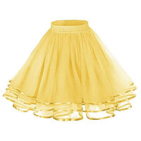 Falda Tutú Para Mujer De 50 Cm Cintura Elástica Versátil Mini Falda Flareada Casual Para Ballet Y Performance Material De Poliéster - details 14
