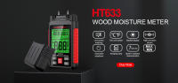 HABOTEST HT651D Termómetro Infrarrojo Con Láser Medidor De Temperatura No Contacto Industrial Rango -50-800℃ Digital Portátil - details 2