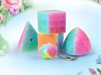 Cubo De Puzzle Qiyi Jelly Series Warrior W3 Terciopelo Colorido Juguete Antiestrés Para Competición Y Mayorista - details 1
