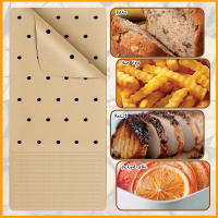100Pcs Papel De Fritura Para Air Fryer Desechable Antideslizante Para Hornear Microondas Barbacoa Horno Papel De Almohadilla Ecológico - details 4