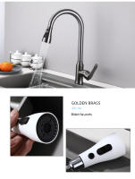 Grifo De Cocina Extensor Con Ajuste Tridimensional Escobilla Fuerte 360° Giratorio Frother Showers Para El Hogar Y La Cocina - details 4