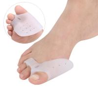 Corrector De Dedos Del Pie Gel De Silicio Protector De Quemar Ortopédico Doble Unidad Tamaño 4*3cm Para Pedicura Y Cuidado Del Pie - details 2