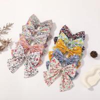 Pinza Para El Cabello De Algodón Con Flores Para Bebés Y Niñas Accesorios De Moda Para El Cabello Estilo Dulce Y Tierno - details 0