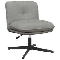 vidaXL Silla de oficina giratoria de tela en color Marrón/Gris oscuro/Taupé y más | cómodas modernas ergonómicas para comedor cocina salón hogar - details 4