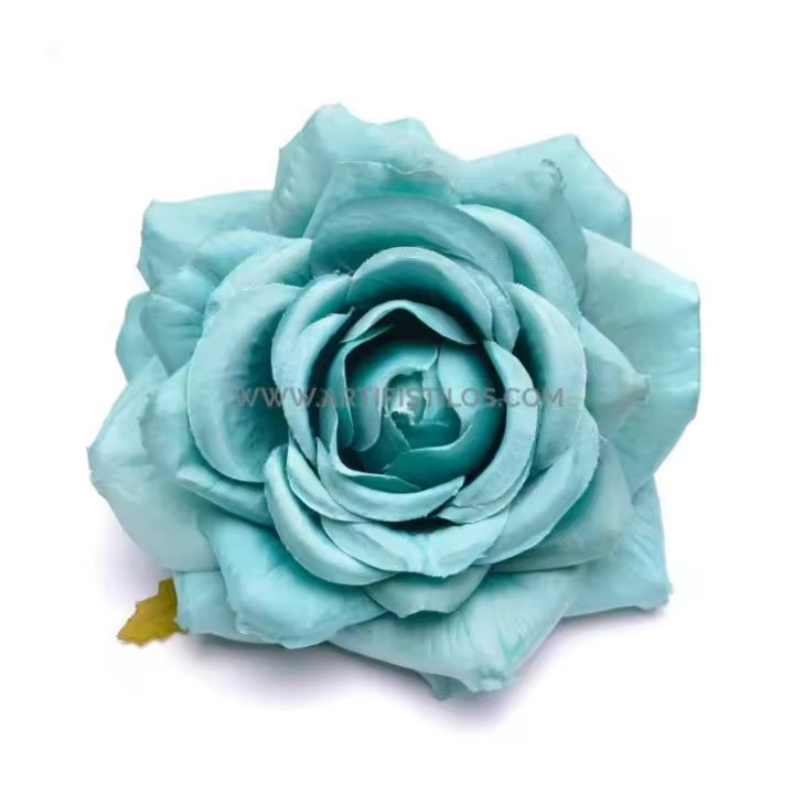 Rosa de Tela Royal 10.5cm - Flores de Tela para Decoración y Sombreros - 1