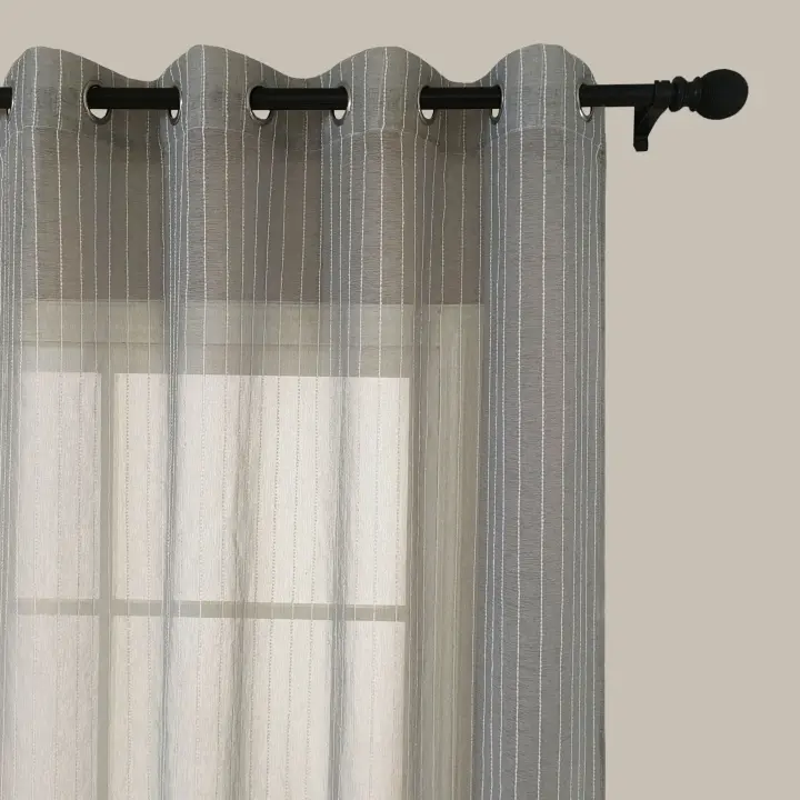 Mommata Cortinas Decorativas Económicas con Ollados Britney  - Instalación Rápida y Sencilla One Living. - 1