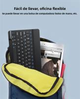 Teclado Bluetooth Inalámbrico Con Ratón Para IOS Android Windows Tablet iPad Air Mini pro Español Coreano Portugués Ruso Incluye Batería - details 14