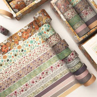 Set De 12 Rolls De Cinta Adhesiva Washi Estilo Palacio Chino Vintage Para Scrapbooking DIY Diario Estación Escuela Oficina - details 6