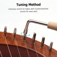 Harpa De Madera Con 16 Cuerdas WH-16 Acero Musical Instrumento De Cuerda Sólido Con Bolsa De Transporte Llave De Ajuste Y Cables De Repuesto - details 4